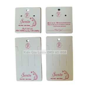 Tag gắn kẹp tóc - hoa tai