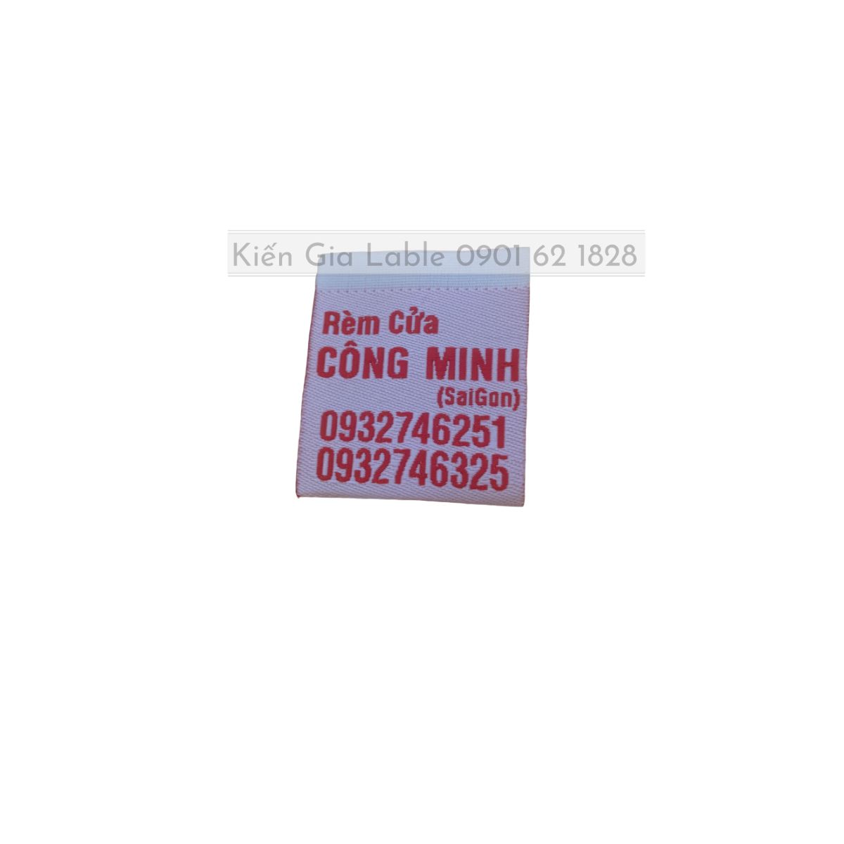 Mác vải dệt gắn rèm cửa