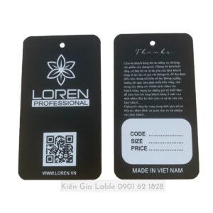 Tag giấy bế bo 4 góc