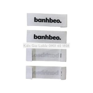 Mác vải cotton gắn cổ áo