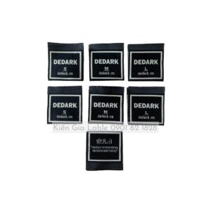Mác vải dệt gắn áo thun local brand