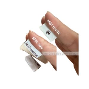 Mác vải dệt gắn bao gối